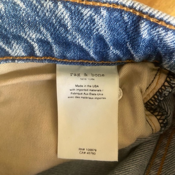 NWOT rag & bone Maya High Rise Shorty Shorts Size 28 - Picture 9 of 12